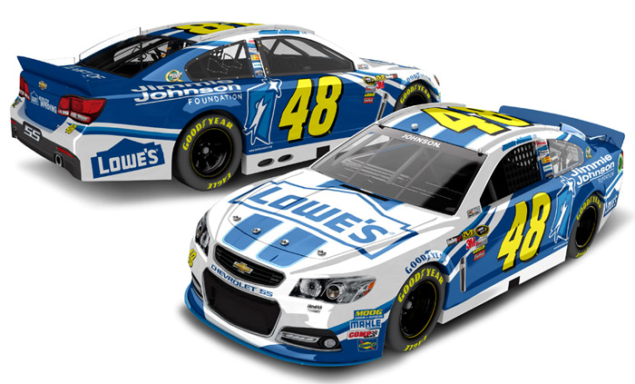 2013 Jimmie Johnson #48 Johnson Foundation - Helmet of Hope 1/64 Diecast