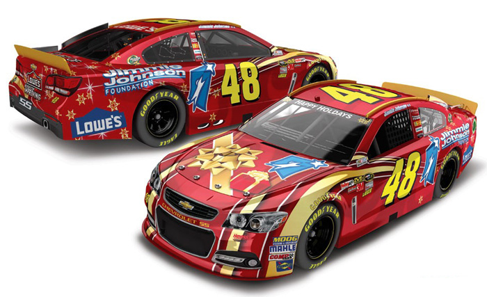 2013 Jimmie Johnson #48 Jimmie Johnson Foundation Holiday Diecast