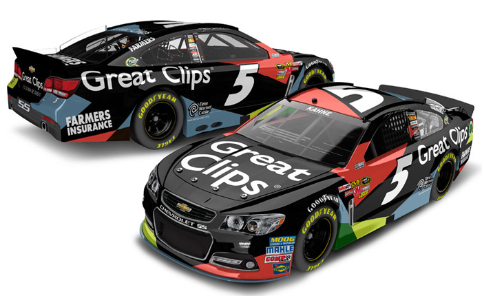2013 Kasey Kahne #5 Great Clips 1/64 Diecast