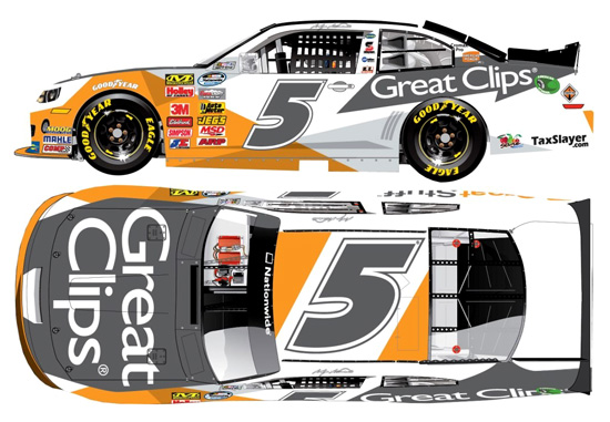 2013 Kasey Kahne #5 Great Clips Great Stuff Diecast