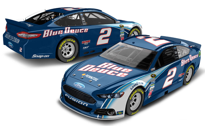 2013 Brad Keselowski #2 Blue Deuce / Youth Version 1/64 Diecast