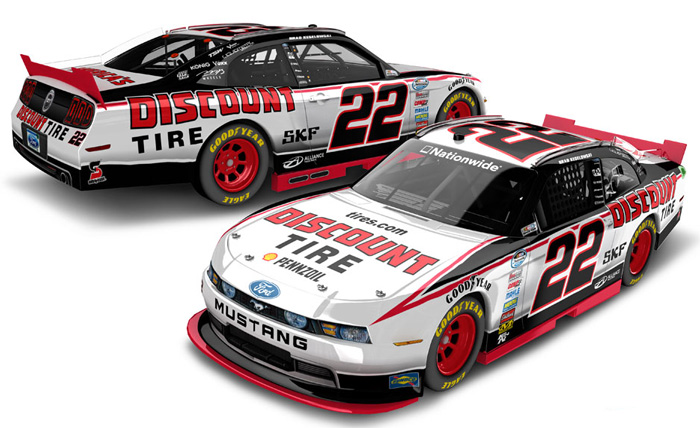 2013 Brad Keselowski #22 Discount Tire 1/64 Diecast
