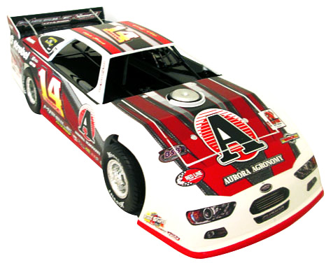 2013 Kyle Berck #14 Aurora Agronomy - Dirt Late Model Diecast