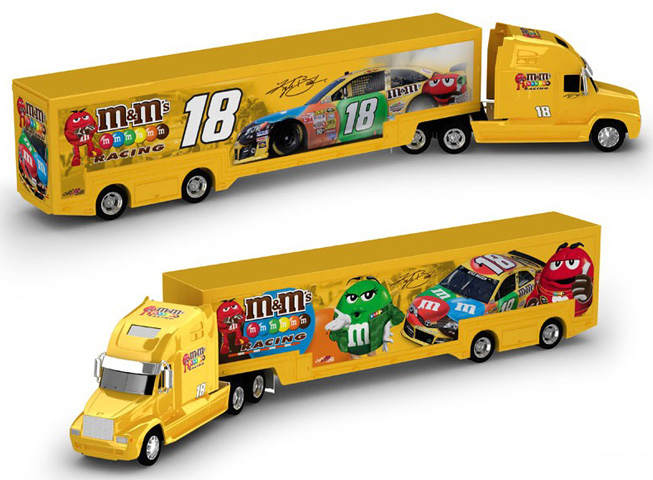 2013 Kyle Busch #18 M&M's 1/64 NASCAR Hauler