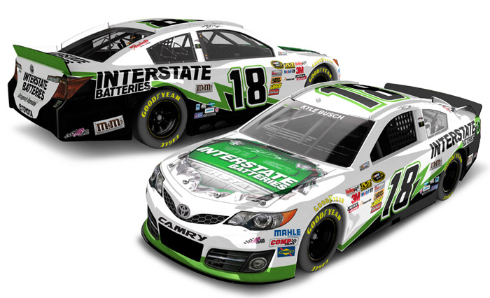 2013 Kyle Busch #18 Interstate Batteries Diecast