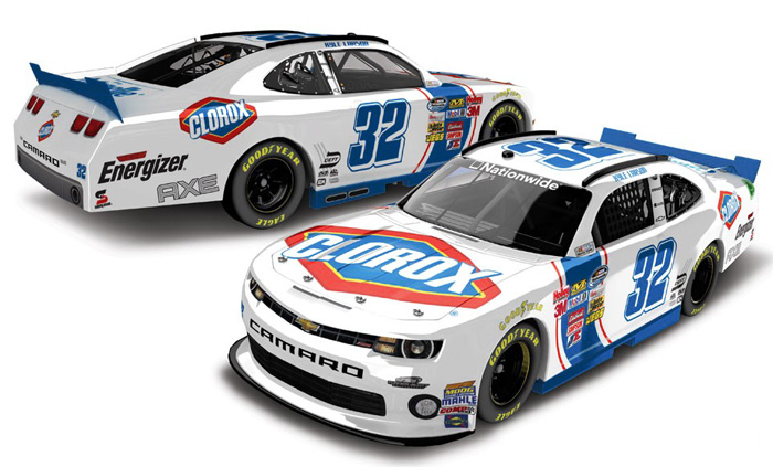 2013 Kyle Larson #32 Clorox 1/64 Diecast