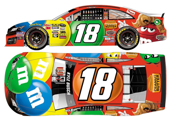 2013 Kyle Busch #18 Peanut Butter M&M's Diecast