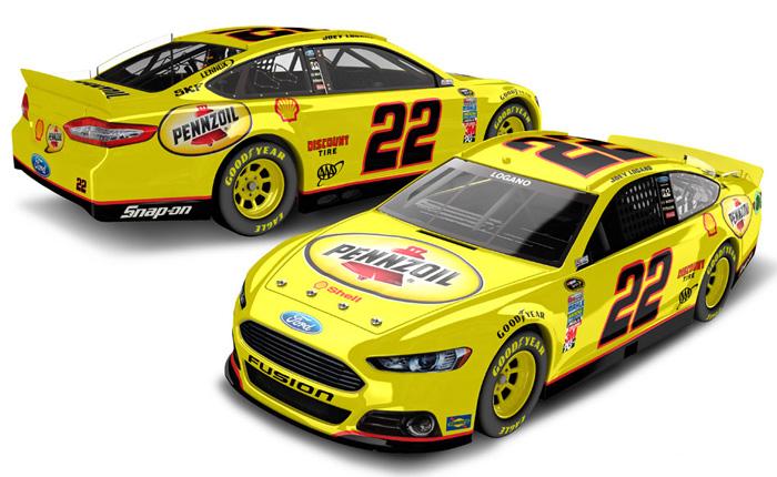 2013 Joey Logano #22 Pennzoil 1/64 Diecast
