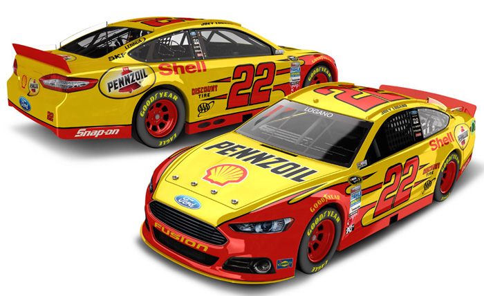 2013 Joey Logano #22 Shell 1/64 Diecast