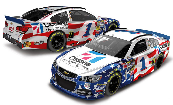 2013 Jamie McMurray #1 Cessna - American Salute 1/64 Diecast
