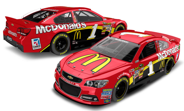 2013 Jamie McMurray #1 McDonald's Diecast