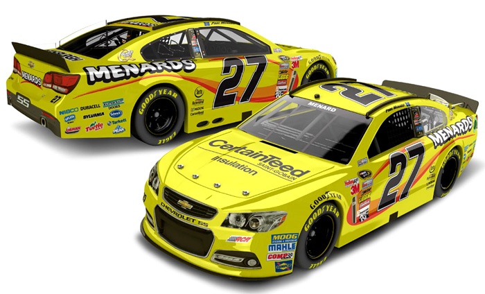 2013 Paul Menard #27 Menards 1/64 Diecast