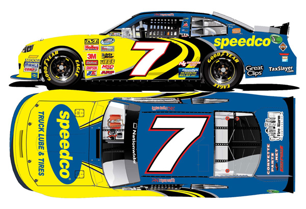 2013 Regan Smith #7 Speedco 1/64 Diecast