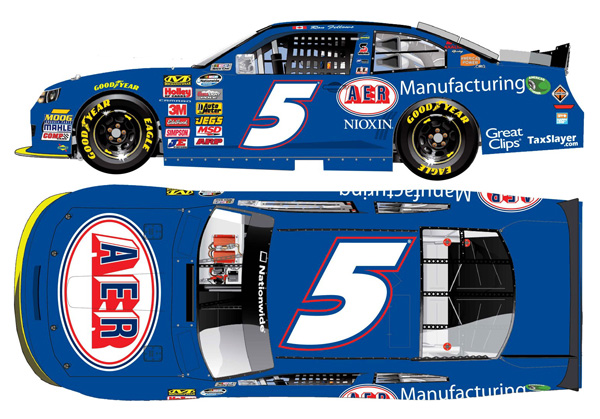 2013 Ron Fellows #5 AER Manufcaturing Diecast