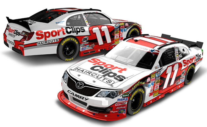 2013 Elliott Sadler #11 Sport Clips - American Salute Diecast