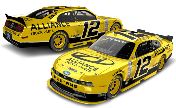2013 Sam Hornish Jr #12 Alliance Truck Parts 1/64 Diecast