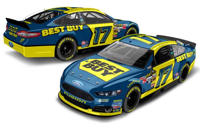 2013 Ricky Stenhouse Jr #17 Best Buy 1/64 Diecast
