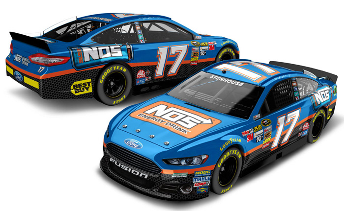 2013 Ricky Stenhouse Jr #17 NOS Energy Diecast - Autographed