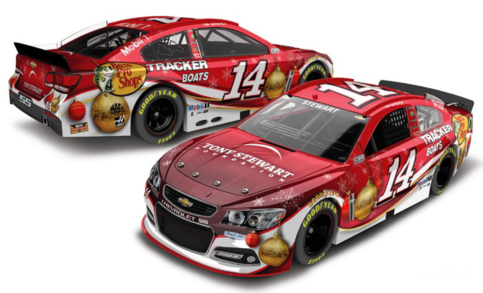 2013 Tony Stewart #14 Tony Stewart Foundation Holiday Diecast