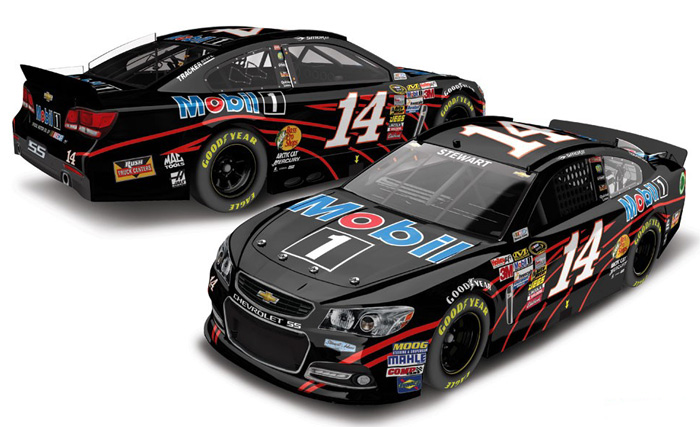 2013 Tony Stewart #14 Mobil 1 Black 1/64 Diecast