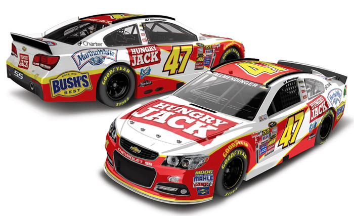 2014 A.J. Allmendinger #47 Hungry Jack 1/64 Diecast