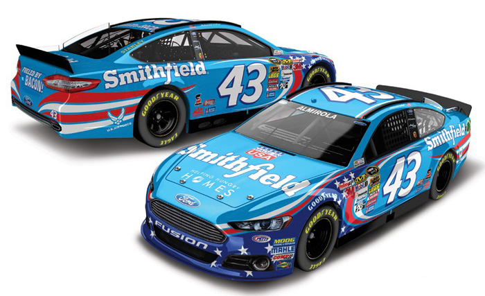 2014 Aric Almirola #43 Smithfield - Made in America Diecast