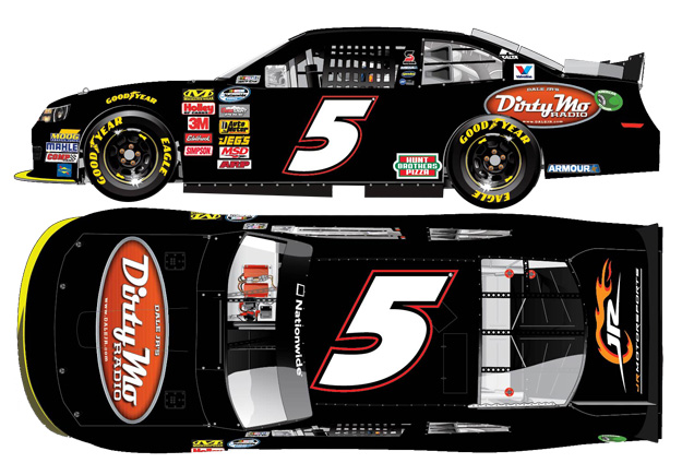 2014 Alex Bowman #5 Dirty Mo Radio Diecast - Autographed