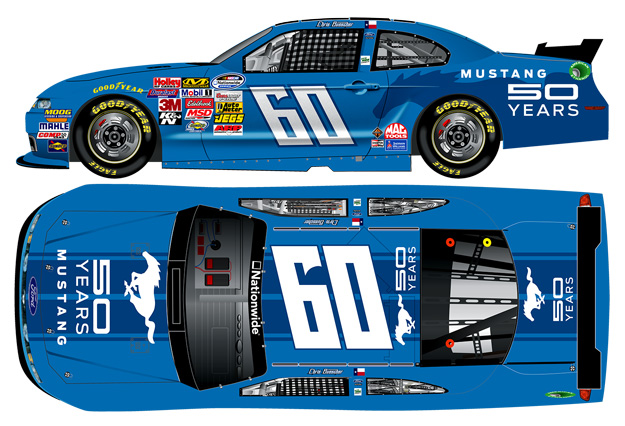 2014 Chris Buescher #60 Mustang 50 Years 1/64 Diecast