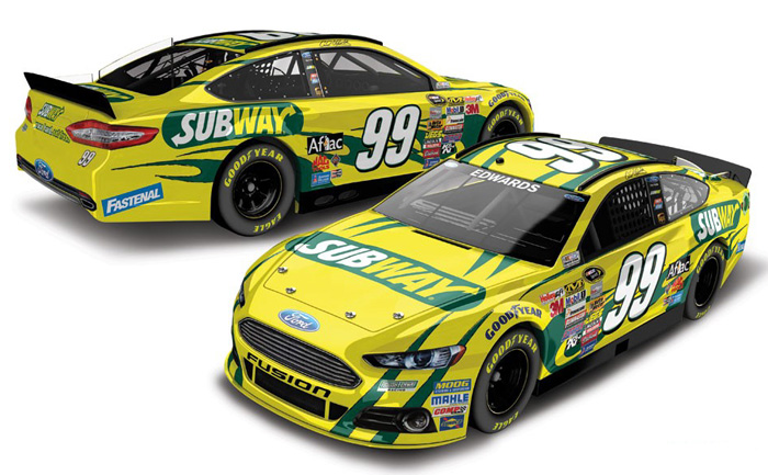 2014 Carl Edwards #99 Subway 1/64 Diecast