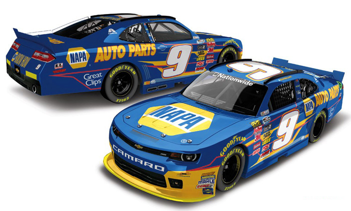 2014 Chase Elliott #9 NAPA 1/64 Diecast