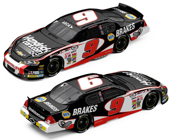 2014 Chase Elliott #9 HendrickCars.com Diecast - Autographed