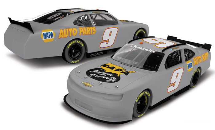2014 Chase Elliott #9 NAPA - Test Car Diecast