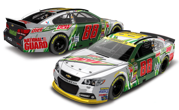 2014 Dale Earnhardt Jr #88 Diet Mountain Dew #DaleCall 1/64 Diecast