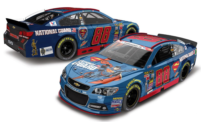 2014 Dale Earnhardt Jr #88 National Guard - Superman 1/64 Diecast