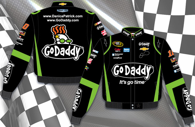 #10 Danica Patrick '14 GoDaddy.com / Black - NASCAR Uniform Jacket