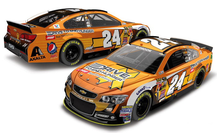 2014 Jeff Gordon #24 Drive to End Hunger - Hunger Awareness 1/64 Diecast