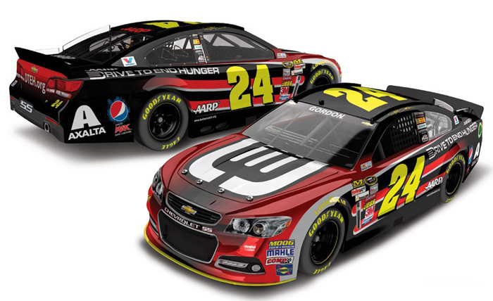 2014 Jeff Gordon #24 AARP Drive to End Hunger 1/64 Diecast