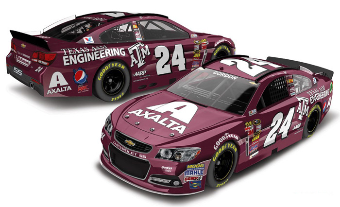 2014 Jeff Gordon #24 Axalta / Texas A&M 1/64 Diecast