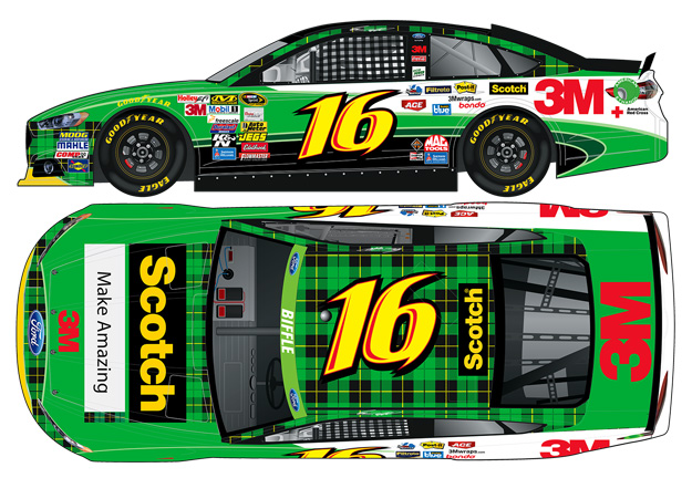 2014 Greg Biffle #16 3M Scotch Diecast