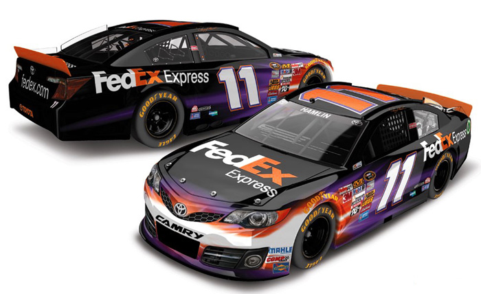 2014 Denny Hamlin #11 FedEx Express Diecast