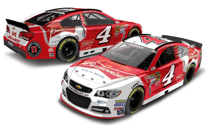 2014 Kevin Harvick #4 Budweiser Diecast
