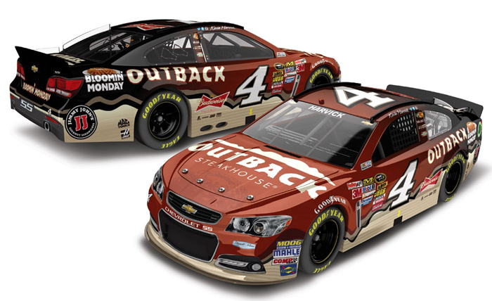 2014 Kevin Harvick #4 Outback Steakhouse Diecast