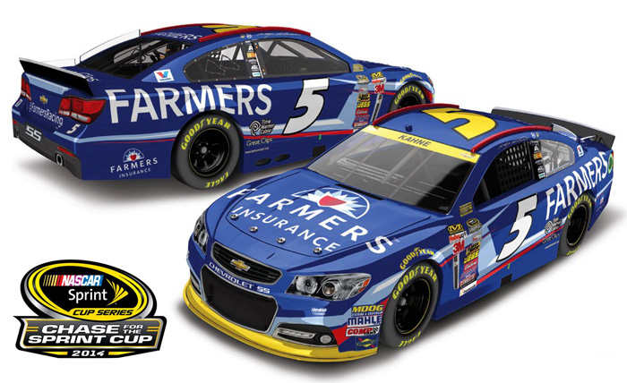 2014 Kasey Kahne #5 Farmers Insurance - Chase for the Sprint Cup 1/64 Diecast