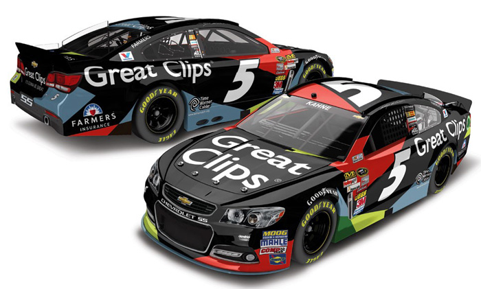 2014 Kasey Kahne #5 Great Clips 1/64 Diecast