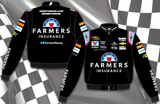 #5 Kasey Kahne '14 Farmers Insurance - NASCAR Uniform Jacket