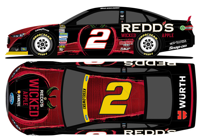2014 Brad Keselowski #2 REDD'S Wicked Apple Ale Diecast