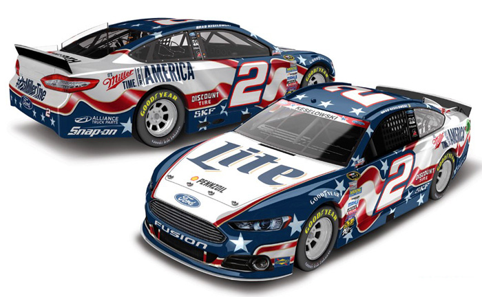 brad keselowski diecast 1 64