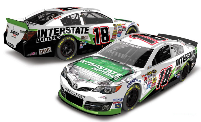 2014 Kyle Busch #18 Interstate Batteries 1/64 Diecast