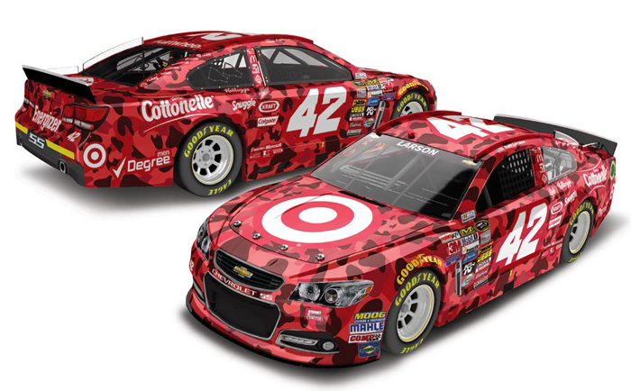 2014 Kyle Larson #42 Target Camo 1:64 Diecast
