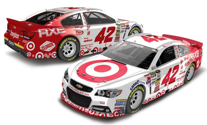 2014 Kyle Larson #42 Target Night 1/64 Diecast
